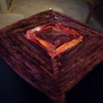 Image of ojo de dios art object handmade by author