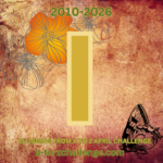 Stylized English letter I for the A to Z Blog Challenge.