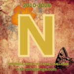 Stylized English letter N for the A to Z Blog Challenge