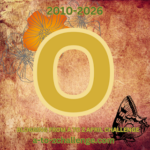 Stylized English letter O for the A to Z Blog Challenge