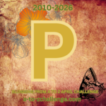 Stylized English Letter P for the A to Z Blog Challenge