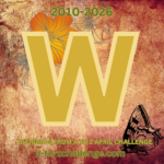 Stylized English letter W for the A to Z Blog Challenge