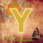 Stylized English letter Y for the A to Z Blog Challenge