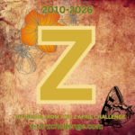 Stylized English letter Z for the A to Z Blog Challenge